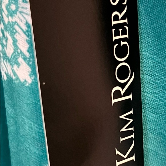 Women’s top in teal and white | Size PL | SO SOFT! | NWT - Picture 7 of 8